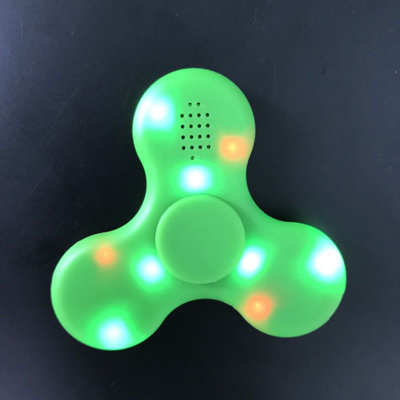 hand spinner bluetooth led vert