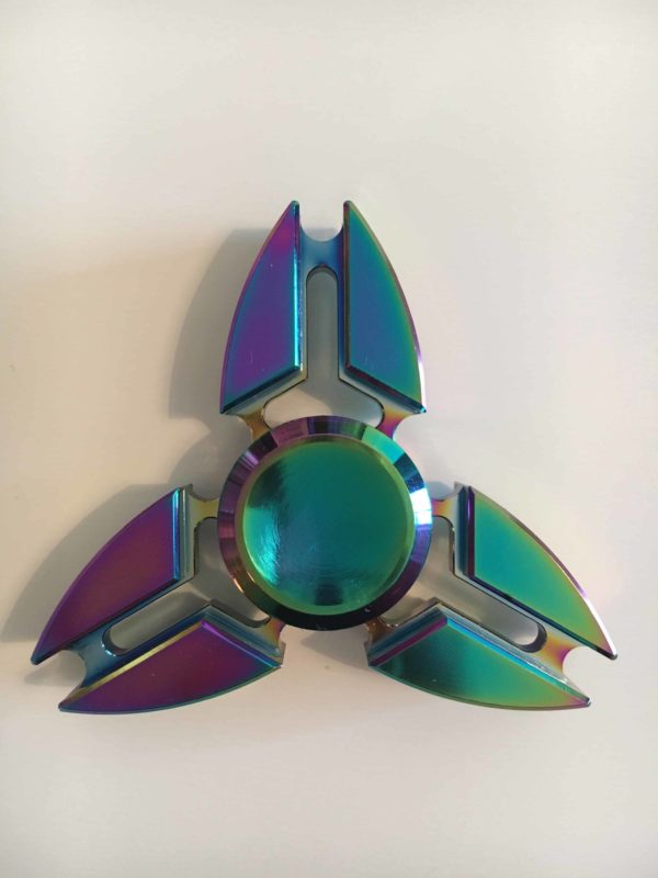 hand spinner metal multicolore rainbow