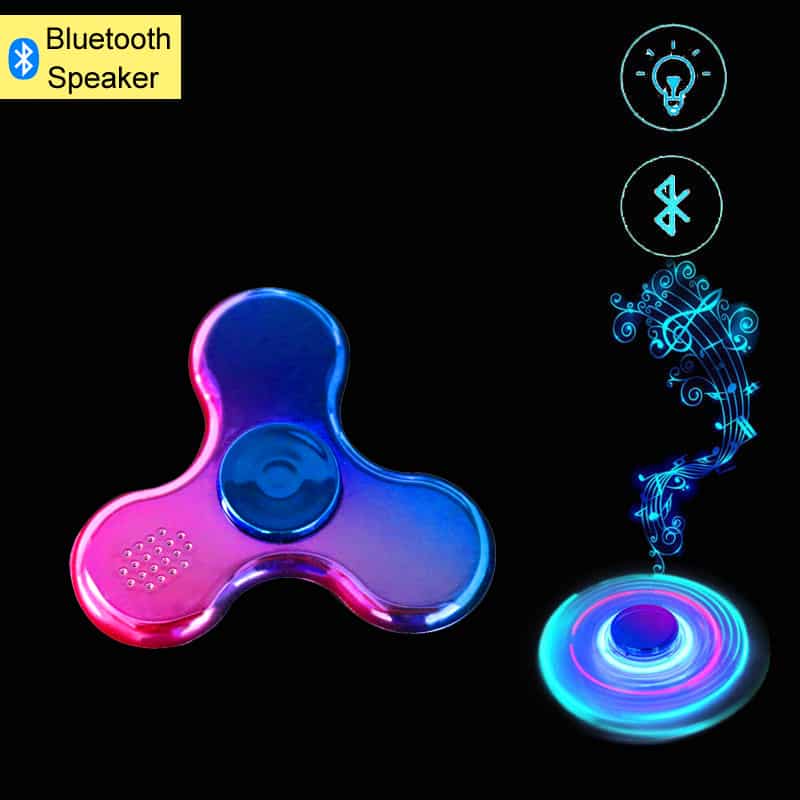 hand spinner bluetooth music speaker